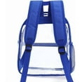 thumbnail image 6 of JUYGO Clear Backpack Stadium Approved - Clear Mini Backpack 12x12x6 for Women Concert Work Sport Games Festival Venues Blue, 6 of 6