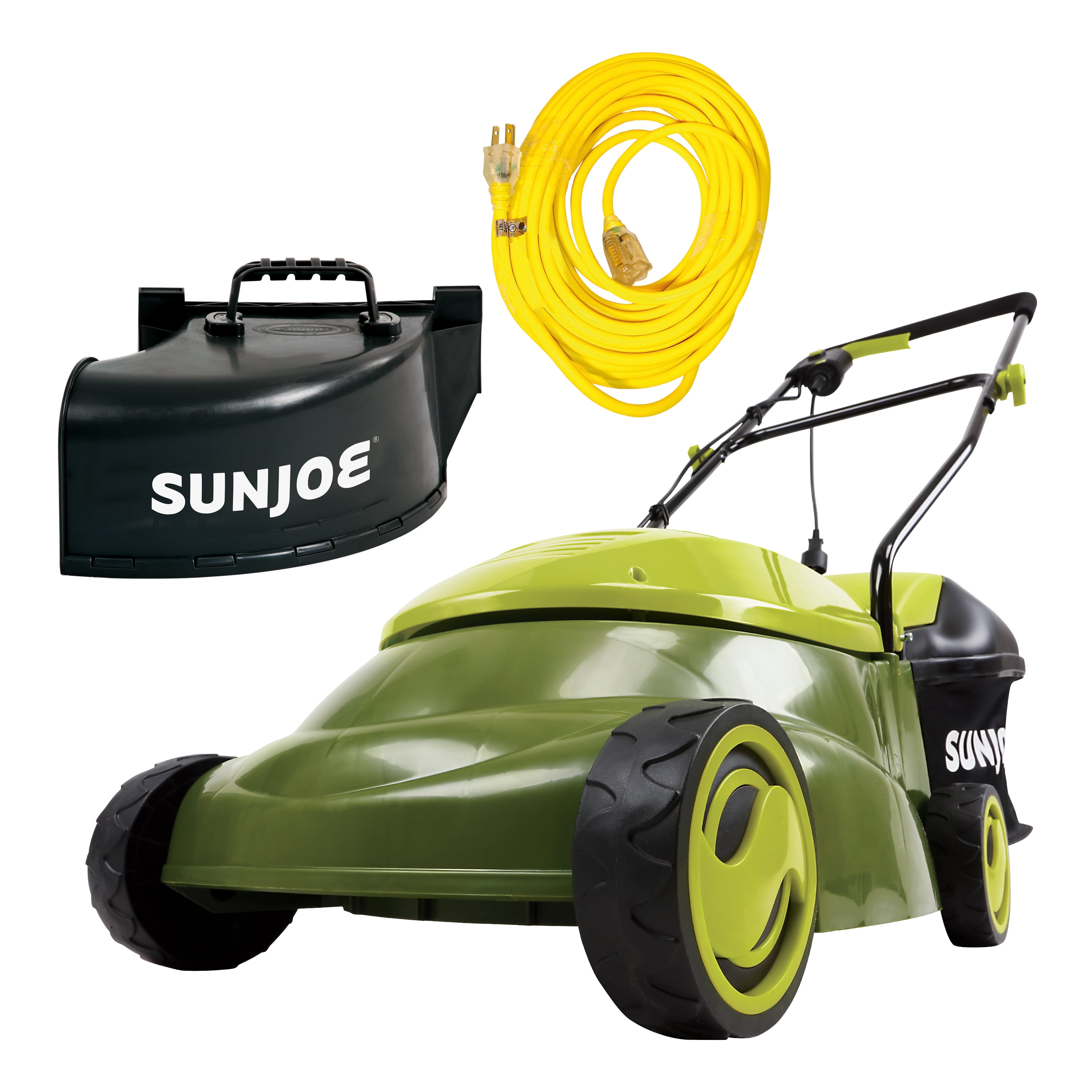 Sun Joe MJ401E Electric Lawn Mower with Accessory Bundle 14 inch · 12