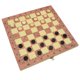 thumbnail image 4 of Ajedrez de madera tres en uno, juegos de mesa múltiples, rompecabezas de entretenimiento 29cm, 4 of 5