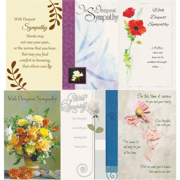 Harnel's Assorted Sympathy Cards - 12 Pack