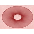 thumbnail image 1 of Ahgly Company Machine Washable Indoor Rectangle Transitional Light Red Pink Area Rugs, 3' x 5', 1 of 7