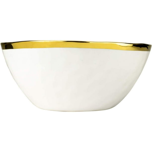 Yedi YCC682, 9'' Porcelain Salad Bowl, New Bown China Collection Dinnerware, Ceramic Soup Bowl