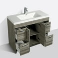 thumbnail image 3 of Eviva Lugano 48" Ash Modern Bathroom Vanity with White Integrated Acrylic Sink, 3 of 5