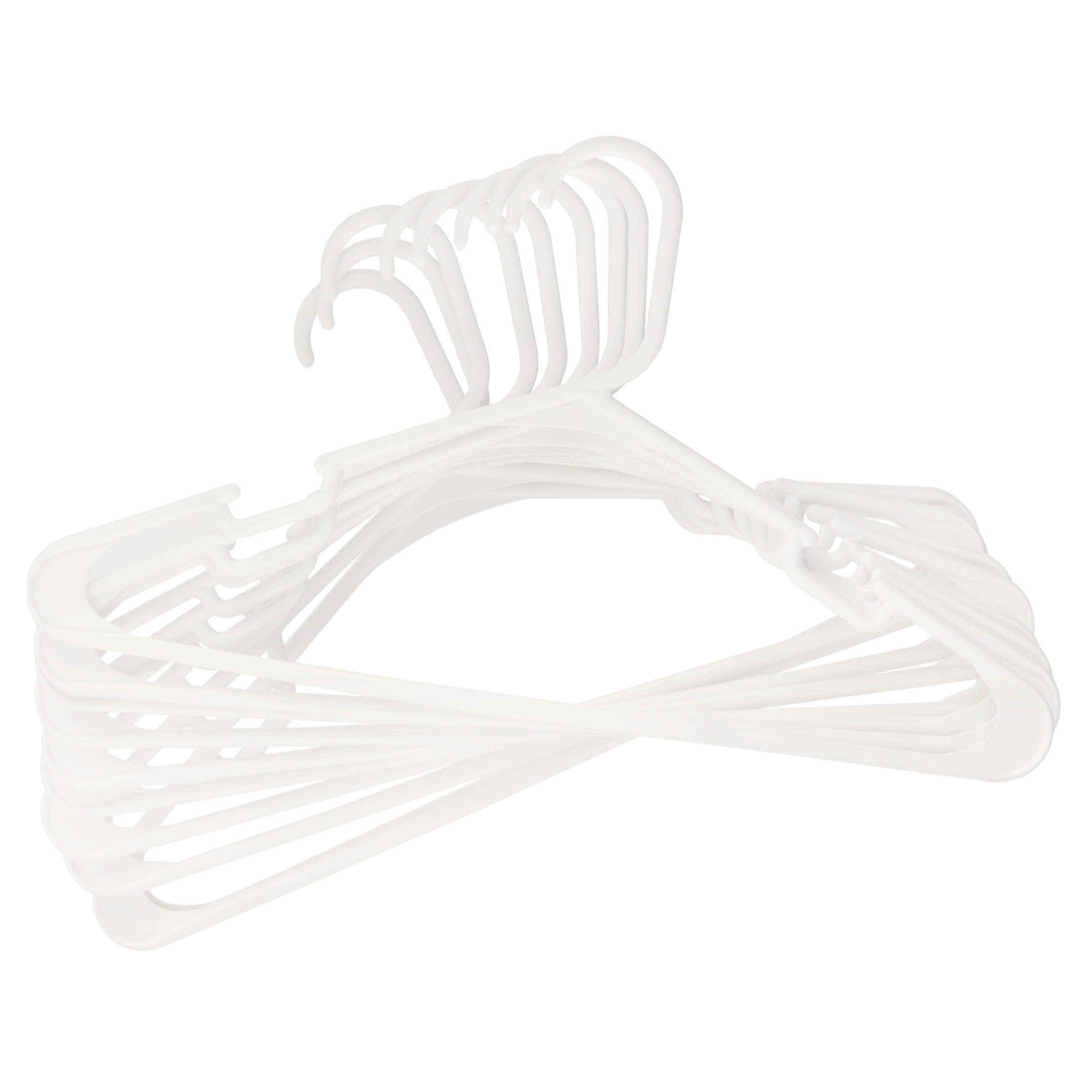  36pk Made in USA Heavy Duty Plastic Clothes Hangers
