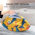 thumbnail image 4 of Yayeee Pillowcase Queen Size Set of 2 Satin Wrinkle Resistant Pillow Case, Yellow Sardines Pattern, 4 of 7