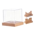 thumbnail image 3 of Vitrina acrílica para béisbol, soporte para bates de béisbol, estante para exhibición, regalo deportivo Madera clara, 3 of 8