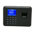 thumbnail image 1 of Time Clock Recorder, Biometric Fingerprint Machine Password Supported 100-240V Easy To Edit  For Hotel US Plug,EU Plug, 1 of 8