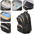 thumbnail image 4 of Paw Print Backpack for School,Cute School Bag,Schoolbag with Adjustable Shoulder Straps & Padded Back,16.9 Inch, 4 of 5