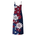 thumbnail image 6 of Erwazi Summer Dresses for Women 4th Of July Printed Crew Neck Sleeveless Ankle Length Dress Celebrations Outdoor Parties Activities Casual Dresses, 6 of 7