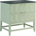 thumbnail image 4 of James Martin Vanities D100-V36-PBO-3CSP Emmeline 36" Free Standing Single Basin Ash Wood, 4 of 7
