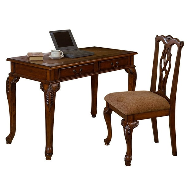 ORE International Fairfax Home Office Desk & Chair Set - Walmart.com