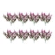 thumbnail image 1 of Moyic 8X Flores artificiales Plantas falsas Ramo de imitación de plástico simulado Interior Exterior Decorativo para la ventana de la Decoración Rojo púrpura, 1 of 6