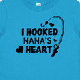 thumbnail image 4 of Inktastic I Hooked Nana's Heart with Fishing Rod Boys or Girls Baby T-Shirt, 4 of 5
