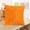 Orange, variant on Solid Red Plush Throw Pillow Cover Diamond Pattern, Soft Sofa Lumbar Cushion Case Fluffy Decorative Pillowcase for Home Bedroom and Couch Chair Decor