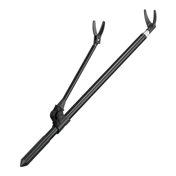 koolsoo Fishing Rod Holder 2 M Retractable Adjustable Fishing Pole Rest Bank Fishing Black