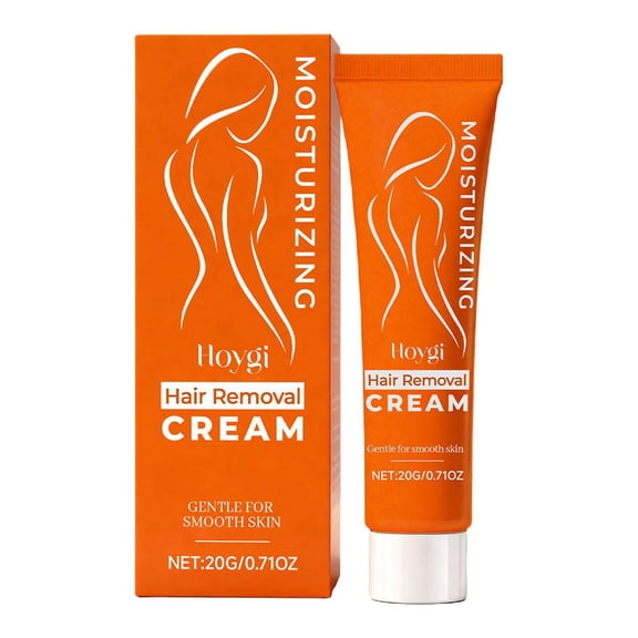 Gentle Facial Hair Removal Cream for Sensitive Skin with Moisturizing Formula Smooth Results