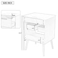 thumbnail image 5 of Resenkos Storage Cabinet,Kitchen,Pantry Cabinet,24" Bathroom Vanity with Sink Combo, Multi-functional Bathroom Cabinet with Drawer,Natural, 5 of 12