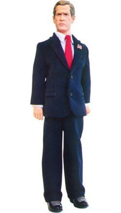 BUSH 12" TALKING ACTION FIGURE TOYPRESIDENTS NEW IN THE BOX PRESIDENT GEORGE W 