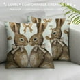 thumbnail image 3 of PHYHOO Easter Pillow Covers for Vintage Love Heart Bunny Decor Throw Pillows Spring Bow Rabbit Outdoor Farmhouse Decorative Cushion Cases for Couch Bed Decoration, 3 of 5