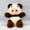 Brown Panda, variant on Adorable Plush Toys Decorative Frogs Sheep Rabbits Bears Hanging Ornaments Toy Family Collection Soft Stuffed Dolls Decor
