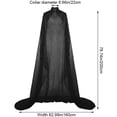 thumbnail image 3 of Pearl Accented Bridal Cape, Long Mesh Arm Cover Wrap, One Size, 3 of 7