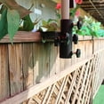 thumbnail image 2 of Balcony Umbrella Holder Clamp Garden Fence Parasol Decking Holding Bracket Stand, 2 of 8