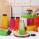 thumbnail image 4 of Botellas de vidrio AuroTrends de 360 ml con tapas, paquete de 6 unidades, para hacer jugos, 4 of 4