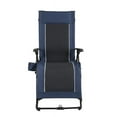 thumbnail image 3 of (2 pack) Ozark Trail Zero Gravity Lounger Camping Chair, Blue, Adult, 20.3lbs, 3 of 9