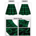 thumbnail image 3 of STARVNC Women High Waist Pleated Checkered Printed Skirt, 3 of 8