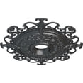 thumbnail image 3 of 38 3/8"OD x 6 5/8"ID x 2 7/8"P Orleans Ceiling Medallion (Fits Canopies up to 8 1/4"), Hand-Painted Pewter, 3 of 6