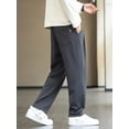 thumbnail image 3 of 2023 New Autumn Men Sweatpants Drawstring Banding Waist Wide Leg Straight Draped Casual Pants Plus Size Male Loose Trousers 8XL, 3 of 6