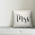 thumbnail image 2 of Creative Products Mrs Script 16x16 Spun Poly Pillow, 2 of 2