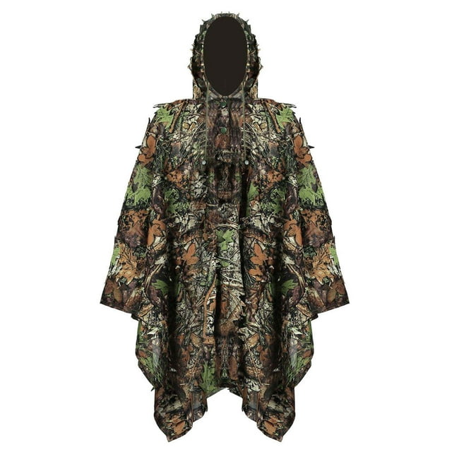 Traje Ghillie Wosthever Ropa de Camuflaje de Invisibilidad para Hombres Caza