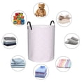 thumbnail image 3 of Lsque Kawaii Cat Paw pattern Laundry Hamper Basket, Tall Woven Rope Hamper Basket for Clothes, Lightweight Storage Basket, Collapsible Waterproof-Small, 3 of 8
