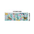 thumbnail image 3 of 2D Printed Kitchen Valance Curtain 54x18 Inches, Washable Short Window Curtain with Rod Pocket, Light Filtering Decorative Curtain for Kitchen Dining Room, 3 of 7