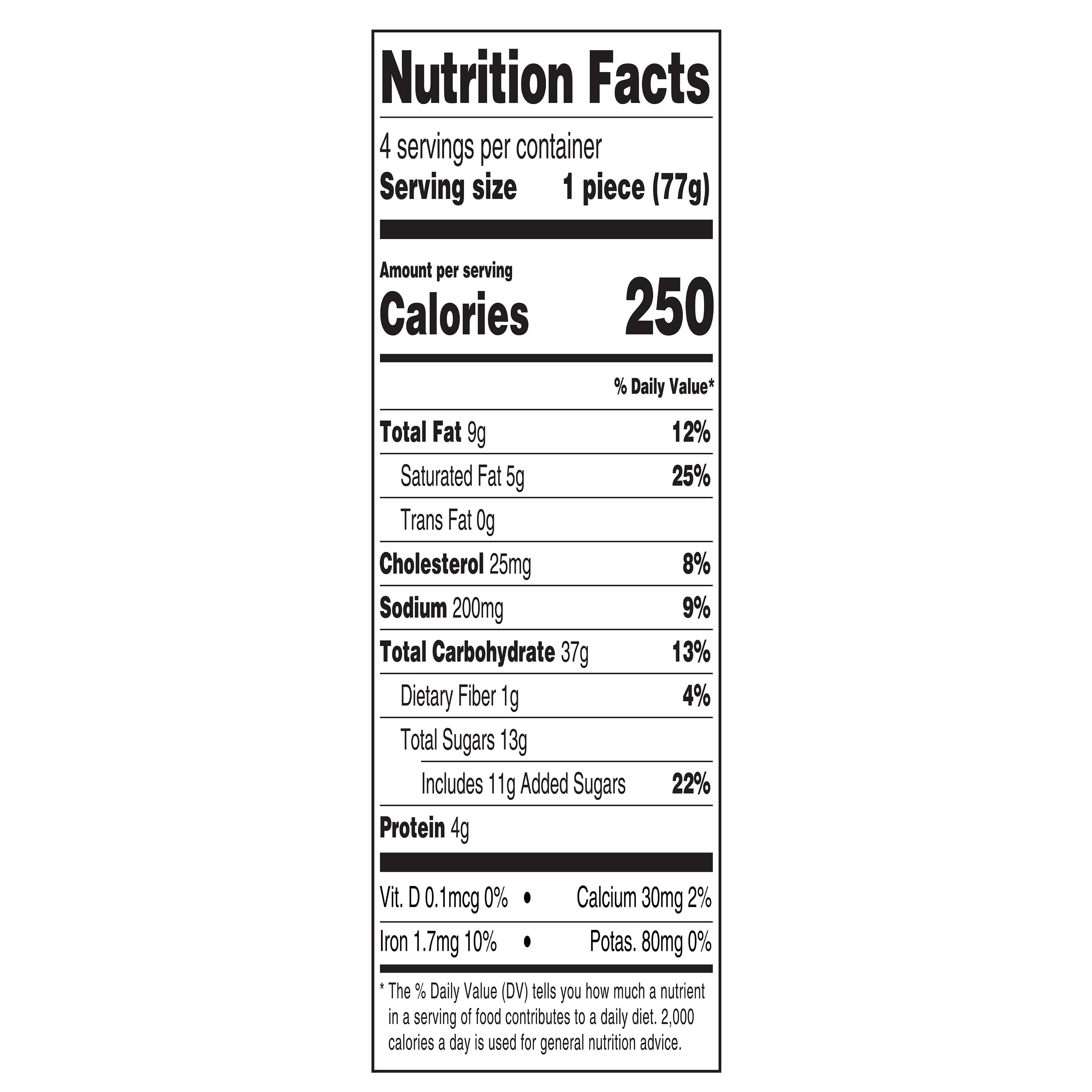 Marketside Spiced Apple Croissant Baked Muffins, 10.8 oz, 4 Count