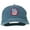 Navy, variant on USA Peace Hand Embroidered Washed Cap - Stone OSFM