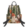 thumbnail image 2 of Naloa Holiday Christmas Stars Print Lightweight DayBackpack Suitable for school, work, shopping, travel, etc., 2 of 5