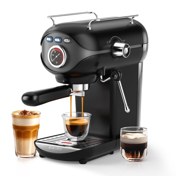 Máquina de espresso XIXUBX 20BAR con control PID y espumador de leche