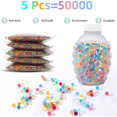 thumbnail image 2 of Boinkwe 10,000 Pcs Blue Hydrogel Polymer Water Droplets, Gel Gun Launcher, 7-8 Mm, Suitable for Ages 14 and Up, 2 of 4