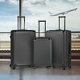 Hikolayae Dorado Collection 3 Piece Hardside Spinner Suitcase Set in