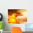 thumbnail image 1 of Rubber Duckling Evening Sunshine Wall Mural by Wallmonkeys Peel and Stick Graphic (18 in W x 14 in H) WM97486, 1 of 4