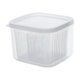 thumbnail image 1 of Caja de almacenamiento de alimentos Clear Produce Saver Clear Multifuncional a prueba de fugas Reutilizable Colador Cesta para gabinetes Encimeras, 1 of 9