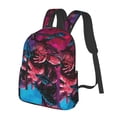 thumbnail image 2 of 14.7in Jujutsu Anime Kaise Backpacks Front Pocket Laptop Bag Cartoon Bags Bookbag Daypack Outdoor Travel, 2 of 8