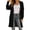 RYE1-Black, variant on LWFFDAW Long Open Fornt Cardigan Sweater for Women Long Sleeve Button Down Sweater Fall Winter Soft Loose Knit Sweater Coat