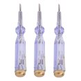thumbnail image 1 of Voltage Test Pen, AN-G43 Electric Pen Electric Test Pen Compact Portable Electric Pen 3Pcs  For Electrician For Home, 1 of 8