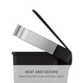 thumbnail image 3 of simplehuman 12 gal Plastic Rectangular Kitchen Step Trash Can With Liner Pocket, Black, 3 of 8