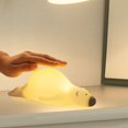 thumbnail image 1 of Lovely Bear Night Light Bedside Lamp Rechargeable Timing Dimmable Silicone Light, 1 of 8