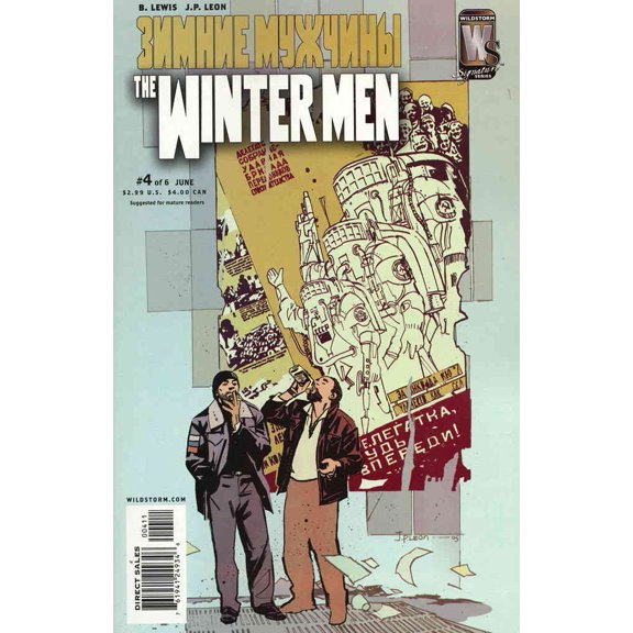 Winter Men, The #4 VF ; WildStorm Comic Book