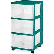 Sterilite 3-Drawer Medium Cart, Set of 2